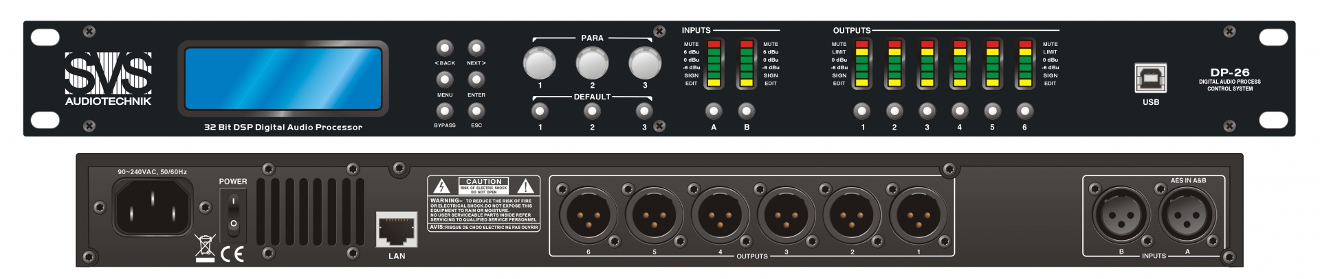 SVS Audiotechnik DP-26 Цифровой процессор: 2 входа 6 выходов в Дербенте
