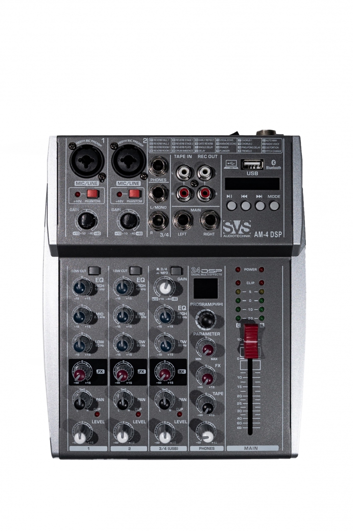SVS Audiotechnik mixers AM-4 DSP Аналоговый микшерный пульт, 4-канала в Дербенте