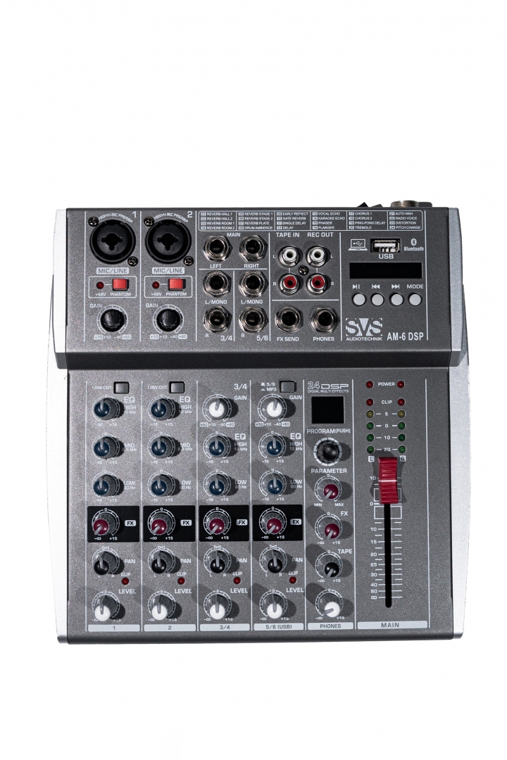 SVS Audiotechnik mixers AM-6 DSP Микшерный пульт аналоговый, 6-канальный SVS Audiotechnik mixers в Дербенте