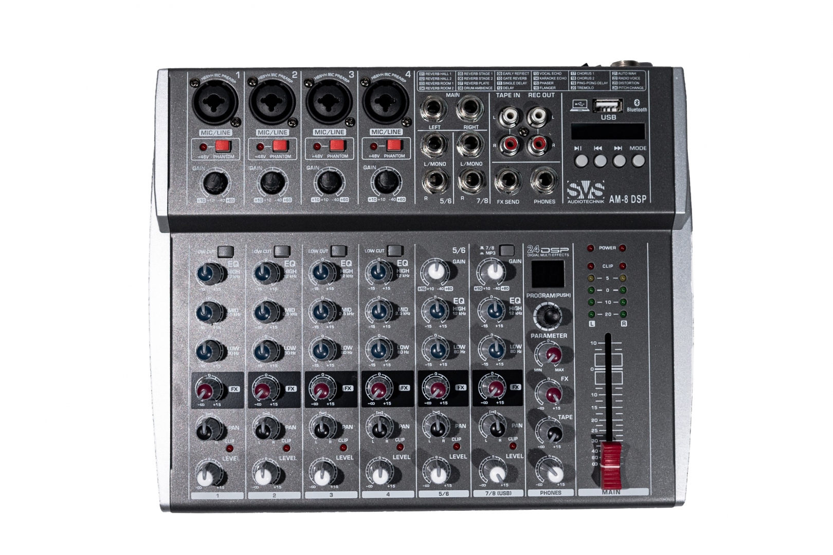 SVS Audiotechnik mixers AM-8 DSP Микшерный пульт аналоговый, 8-канальный в Дербенте